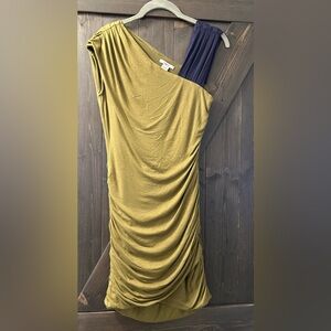 Bar III Mini Green With Navy Dress - Size:Small
